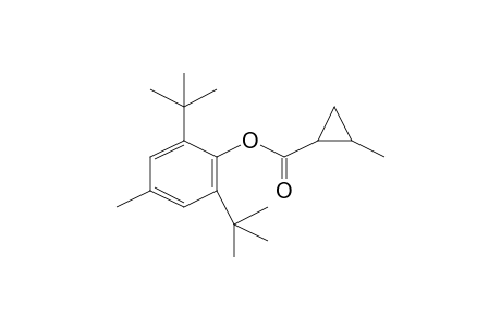 2,6-Ditert-butyl-4-methylphenyl 2-methylcyclopropanecarboxylate