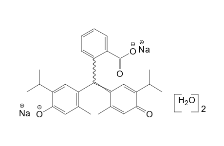 alpha-(4-HYDROXY-5-ISOPROPYL-2-METHYLPHENYL)-alpha-(5-ISOPROPYL-2-METHYL-4-OXO-2,5-CYCLOHEXADIEN-1-YLIDENE)-o-TOLUIC ACID, DISODIUM SALT, DIHYDRATE