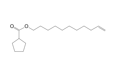 Cyclopentanecarboxylic acid, undec-10-enyl ester