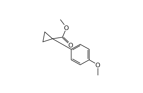 1-(p-methoxyphenyl)cyclopropanecarboxylic acid, methyl ester