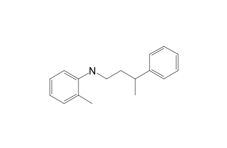 2-Methyl-N-(3-phenylbutyl)aniline