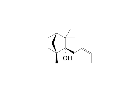 (1R,2R,4S)-2-endo-Hydroxy-2-exo-((Z)-2-butenyl)-1,3,3-trimethylbicyclo[2.2.1]heptane