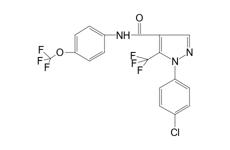 1-(p-CHLOROPHENYL)-alpha,alpha,alpha-TRIFLUORO-5-(TRIFLUOROMETHYL)PYRAZOLE-4-CARBOX-p-ANISIDIDE