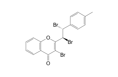 3-BROMO-2-[1,2-DIBROMO-2-(4-METHYLPHENYL)-ETHYL]-CHROMONE