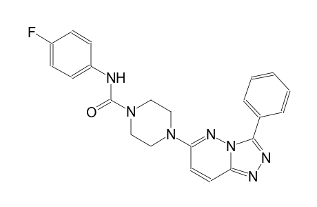 1-piperazinecarboxamide, N-(4-fluorophenyl)-4-(3-phenyl[1,2,4]triazolo[4,3-b]pyridazin-6-yl)-