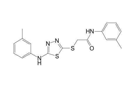 N-m-Tolyl-2-(5-m-tolylamino-[1,3,4]thiadiazol-2-ylsulfanyl)-acetamide