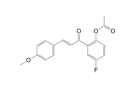 5'-Fluoro-2'-(acetyl)oxy-4-methoxychalcone (isomer 2)