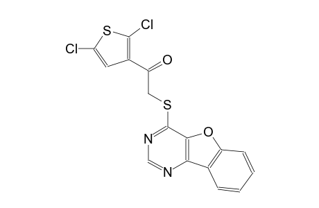 2-([1]benzofuro[3,2-d]pyrimidin-4-ylsulfanyl)-1-(2,5-dichloro-3-thienyl)ethanone