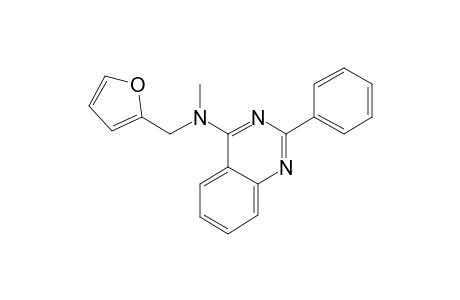 N-(2-Furylmethyl)-2-phenyl-4-quinazolinamine, N-methyl-