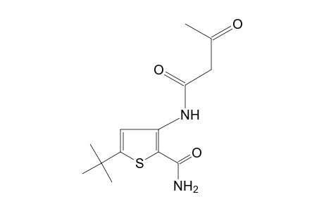 3-acetoacetamido-5-tert-butyl-2-thiophenecarboxamide