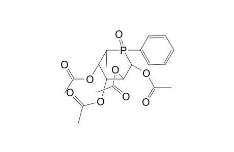 1,2,3,4-Tetra-O-acetyl-5,6-dideoxy-5-[(R )-phenylphosphinyl]-.beta.-L-galactopyranose