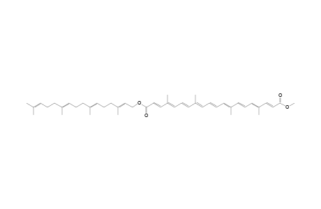 6-GERANYLGERANYL-6'-METHYL-6,6'-DIAPOCAROTEN-6,6'-DIOATE