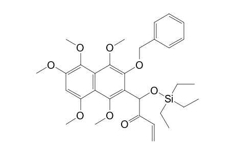 1-(3-BENZYLOXY-1,4,5,6,8-PENTAMETHOXYNAPHTHALEN-2-YL)-1-TRIETHYLSILYLOXYBUT-3-EN-2-ONE