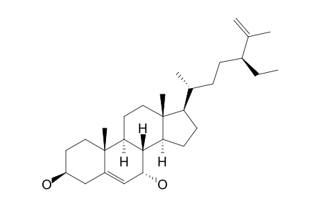 DECORTINOL;STIGMASTA-5,25-DIEN-3-BETA,7-ALPHA-DIOL