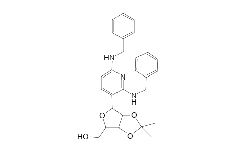 [6-(2,6-Bis-benzylamino-pyridin-3-yl)-2,2-dimethyl-tetrahydro-furo[3,4-d][1,3]dioxol-4-yl]-methanol