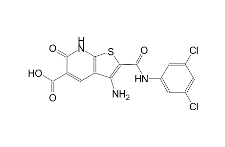 3-amino-2-[(3,5-dichloroanilino)carbonyl]-6-oxo-6,7-dihydrothieno[2,3-b]pyridine-5-carboxylic acid