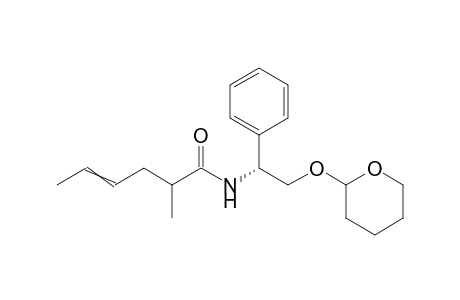 (1r)-1-(n-2-butenyl-n-propionyl)amino-2-(2-tetrahydropyranyloxy)ethylbenzene