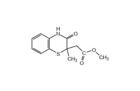 3,4-dihydro-2-methyl-3-oxo-2H-1,4-benzoxazine-2-acetic acid, methyl ester