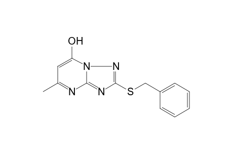 2-(benzylthio)-5-methyl-s-triazolo[1,5-a]pyrimidin-7-ol