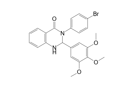 3-(4-bromophenyl)-2-(3,4,5-trimethoxyphenyl)-2,3-dihydro-4(1H)-quinazolinone