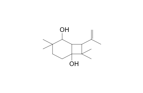 3,3,7,7-tetramethyl-8-(1-methylethenyl)bicyclo[4.2.0]octane-2,6-diol