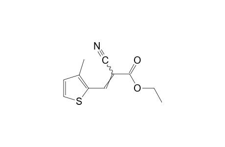 alpha-cyano-3-methyl-2-thiopheneacrylic acid, ethyl ester