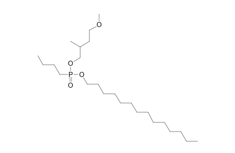 Butylphosphonic acid, 4-methoxy-2-methylbutyl tetradecyl ester