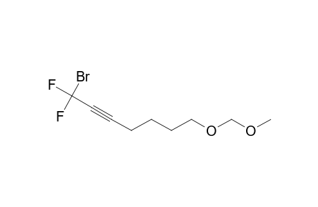 7-Bromo-7,7-difluoro-5-heptynyl Methoxymethyl Ether