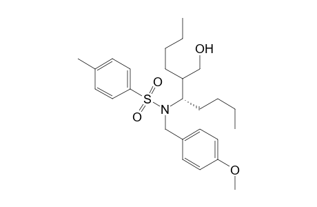 (3S)-syn-2-n-Butyl-3-[N-(4-methoxybenzyl)-N-tosylamino]heptan-1-ol