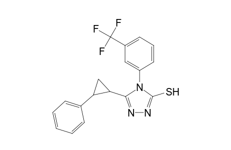 5-[(1R,2R)-2-phenylcyclopropyl]-4-[3-(trifluoromethyl)phenyl]-4H-1,2,4-triazole-3-thiol