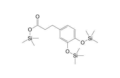 Hydrocinnamic acid, 3,4-bis(trimethylsiloxy)-, trimethylsilyl ester