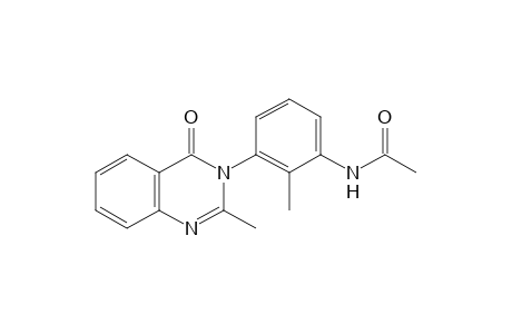 3'-(2-Methyl-4-oxo-3(4H)-quinazolinyl)-o-acetotoluidide