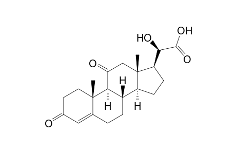 3,11-Dioxo-20α-hydroxypregn-4-en-21-oic acid