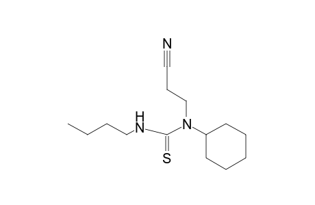 3-butyl-1-(2-cyanoethyl)-1-cyclohexyl-2-thiourea