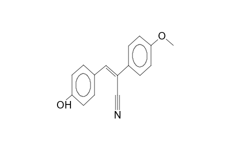 1-(4-Hydroxyphenyl)-2-cyano-2-(4-methoxyphenyl)ethene