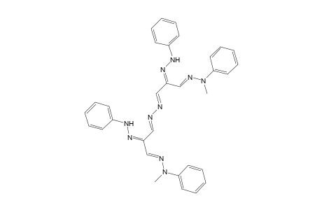 Mesoxalaldehyde, 1-(methylphenylhydrazone) 2-phenylhydrazone, azine