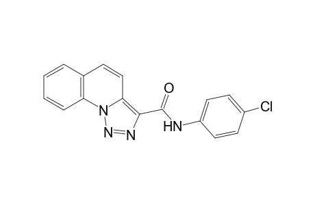 N-(4-chlorophenyl)-[1,2,3]triazolo[1,5-a]quinoline-3-carboxamide