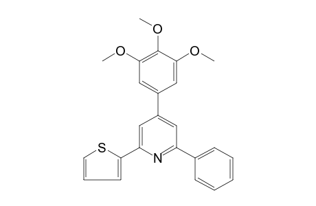 2-phenyl-6-(2-thienyl)-4-(3,4,5-trimethoxyphenyl)pyridine