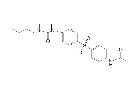 1-[p-(N-acetylsulfanilyl)phenyl]-3-butylurea