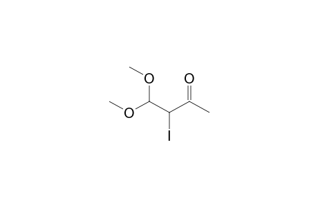 3-Iodo-4,4-dimethoxybutan-2-one