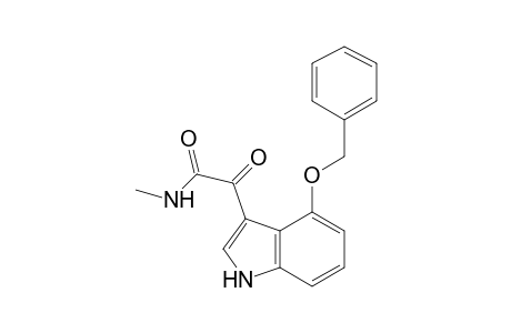 4-Benzyloxyindole-3-yl)-N-methylglyoxylamide