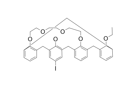 26-Ethoxy-28-hydroxy-5-iodocalix[4]arenecrown-4