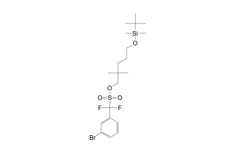 5-[[1-(TERT.-BUTYL)-1,1-DIMETHYLSILYL]-OXY]-2,2-DIMETHYLPENTYL-(3-BROMOPHENYL)-DIFLUOROMETHANESULFONATE