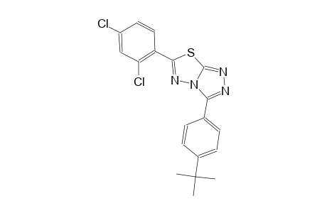 3-(4-tert-butylphenyl)-6-(2,4-dichlorophenyl)[1,2,4]triazolo[3,4-b][1,3,4]thiadiazole