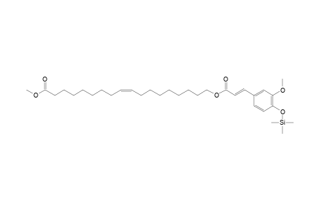 18-o-Feruloyloxyoctadec-9-enoic acid, methyl ester, trimethylsilyl ether