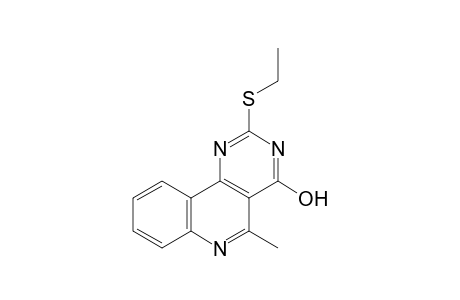 2-(ethylthio)-5-methylpyrimido[5,4-c]quinolin-4-ol