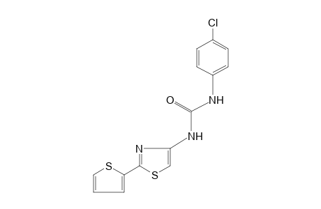 1-(p-chlorophenyl)-3-[2-(2-thienyl)-4-thiazolyl]urea
