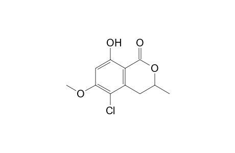 5-Chloro-8-hydroxy-6-methoxy-3-methylisochroman-1-one