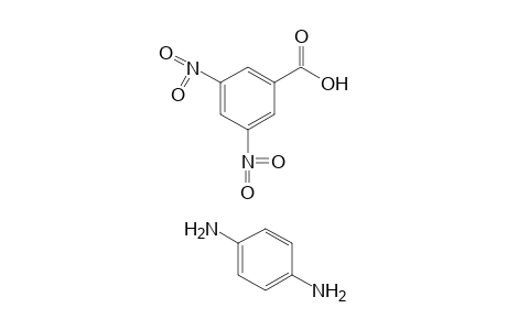 3,5-Dinitrobenzoic acid, compound with p-phenylenediamine