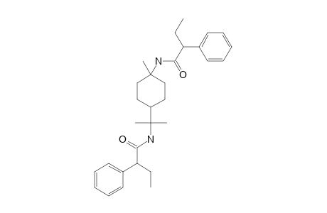 N-{1-methyl-1-[4-methyl-4-(2-phenylbutyramido)cyclohexyl]ethyl}-2-phenylbutyramide